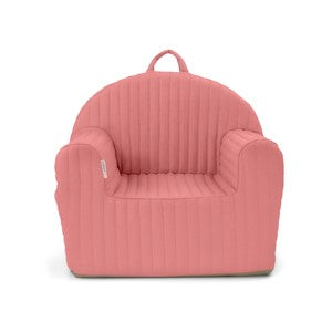 כורסת ילד ורוד עתיק בדגם פסים