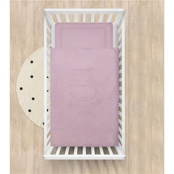 שמיכה ומשטח ראש דגם היפו ורוד