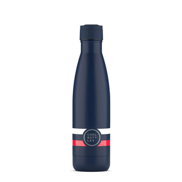 בקבוק כחול NAVY פסים 500 מל COOL BOTTLES