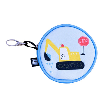 ארנק לילדים עם עיצוב טרקטור כחול