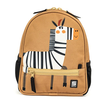 תיק  חום עם הדפס זברה