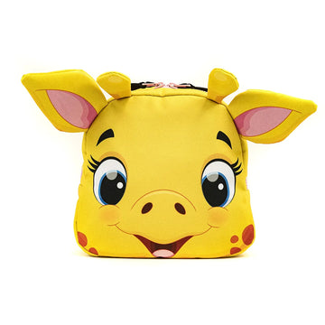 תיק פרצוף ג'ירפה צהובה חייכנית