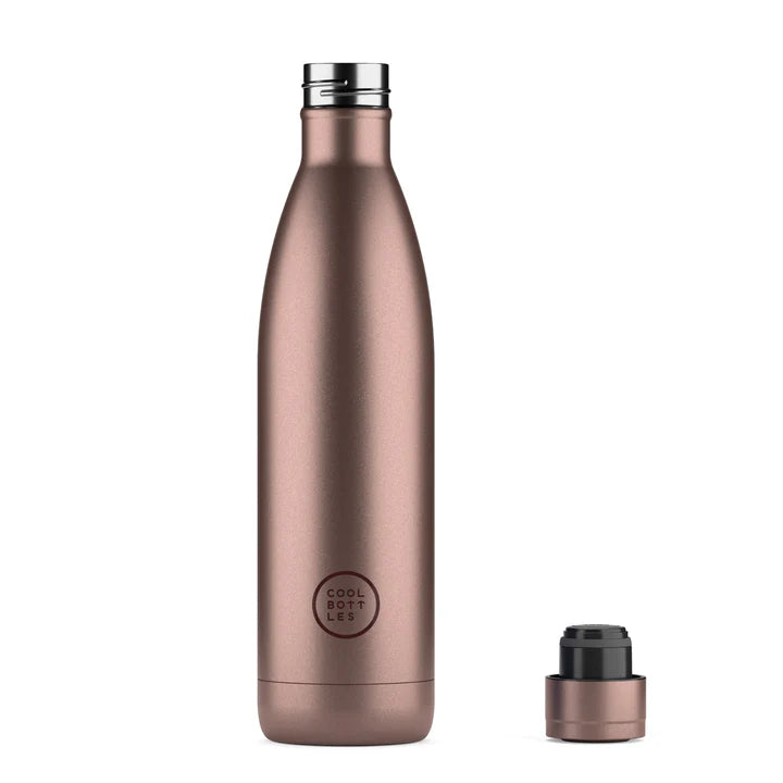 בקבוק ורוד מתכת 750 מ"ל COOL BOTTLES